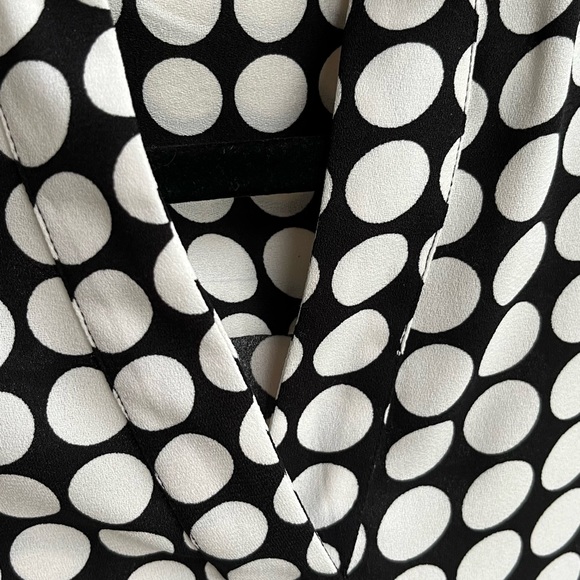 Vero Moda black with white polka dot blouse - Picture 5 of 5